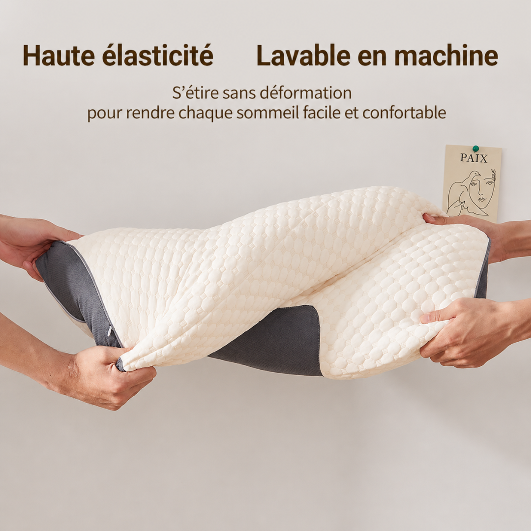 Oreiller Cervical Orthopédique pour un Sommeil Réparateur