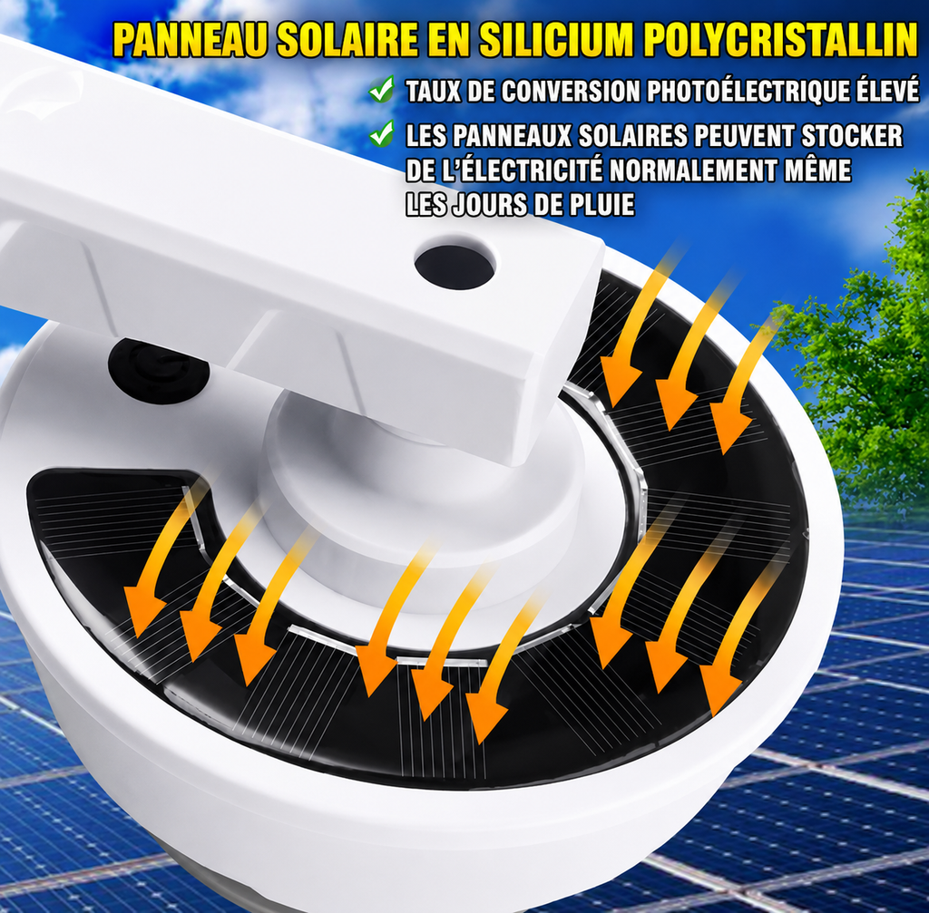 SécuMaison 360™ Caméra de dissuasion solaire intelligente