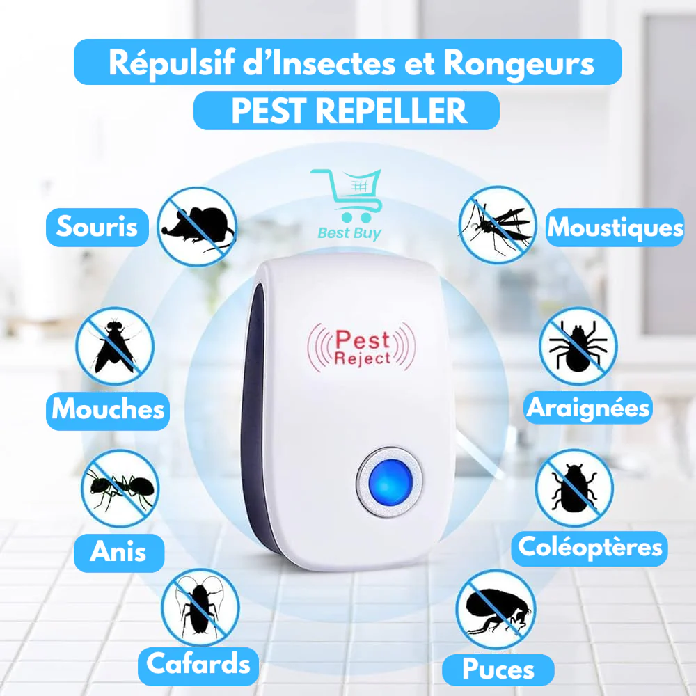 Répulsif Électrique Anti-Insectes & Rongeurs